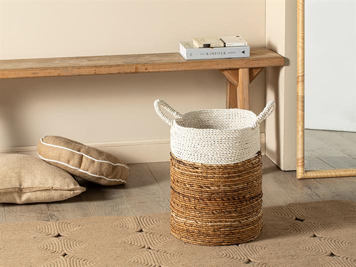 Edela Coș , 34*45*52 Cm, Gri-Albastru