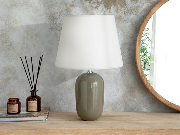 Eldora Abajur 28x43 cm Gri