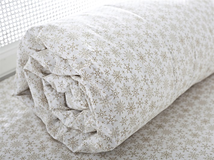 Eldora Cu Bumbac Single Lenjerie De Pat 160x220 cm Bej