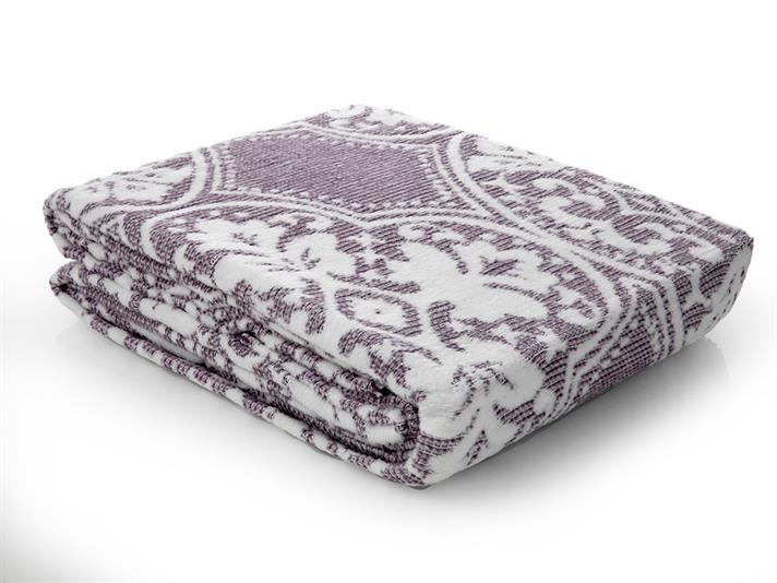 Eleganța Damask  Waffle For One Person  PĂTURĂ 150x200 cm Violet.