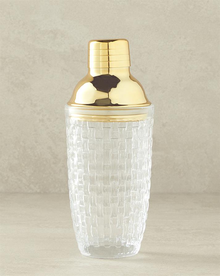 Elegant Cocktail Sticlă Cocktail Shaker 360 ml Gold