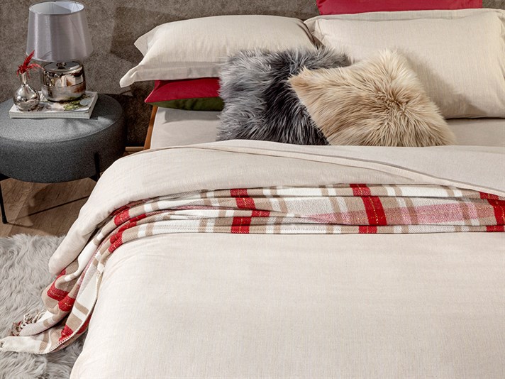 Elegant Gleam Shiny Vopsit în Fire Super King Set Lenjerie De Pat 260x220 cm Gold
