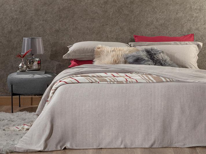 Elegant Gleam Shiny Vopsit în Fire Single Set Lenjerie De Pat 160x220 cm Bronz