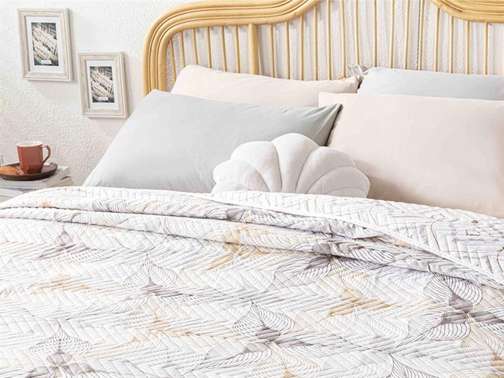 Elegant Lines Dublu Cuvertură Multifuncțională 200*220 Cm Roz pal