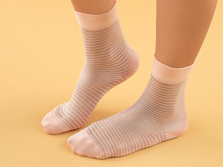 Elegant Lines Women Nude Socks 36-40 Light Pink,