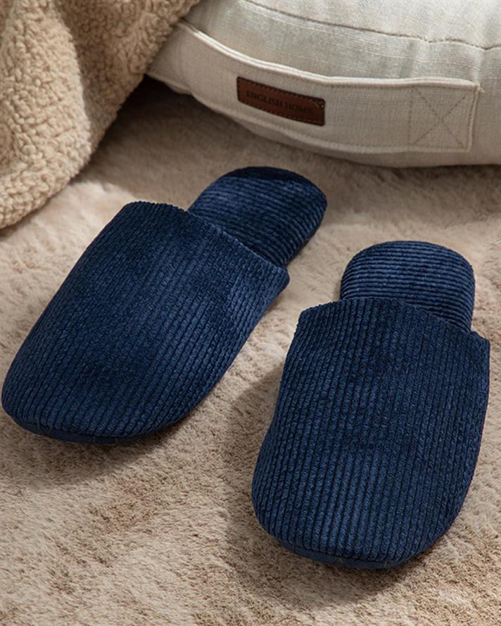 Elegant Lines Papuci De Casă Pentru Bărbați, 42, Natural - Burgundia