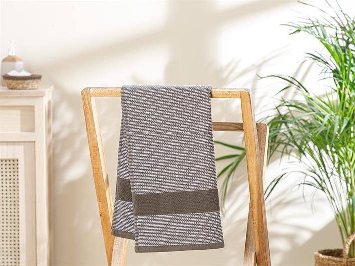 Elegant Lines Pes Jacquard Prosop De Față 50x80 cm Maro