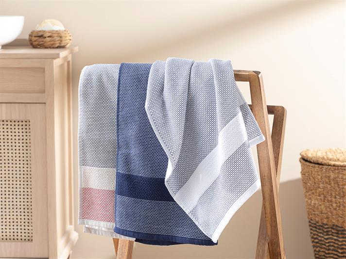 Elegant Lines Pes Jacquard Prosop De Față 50x80 cm Bleumarin