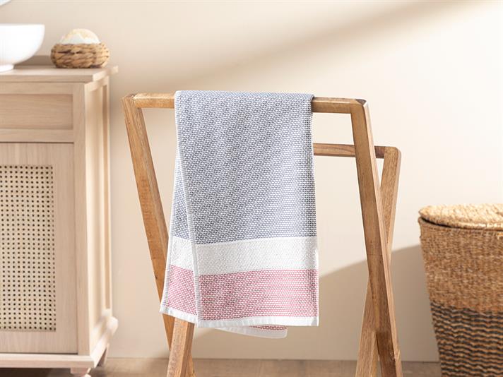 Elegant Lines Pes Jacquard Prosop De Față 50x80 cm Bordo