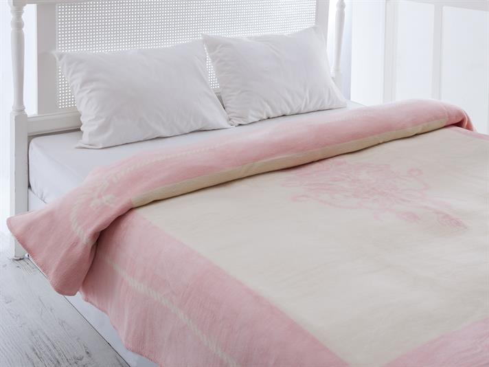 Elegant Rose Pano Cottony Double Person  PĂTURĂ 200x220 cm Pink
