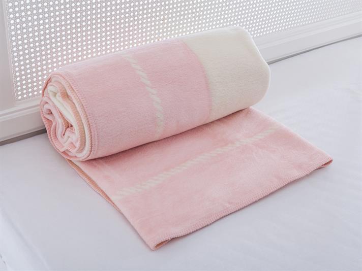 Elegant Rose Pano Cottony For One Person  PĂTURĂ 150x200 cm Pink