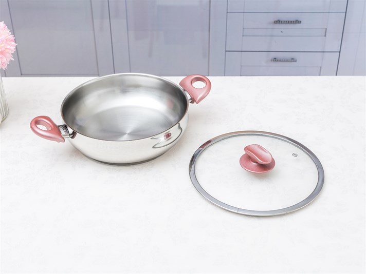 Elfii Oțel inoxidabil  Superficial  CRATIȚĂ 24 cm Gri.