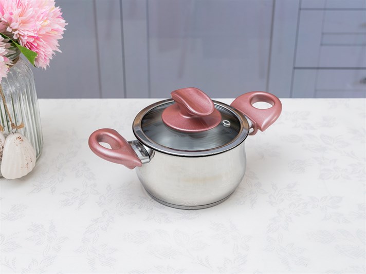 Elfii Oțel inoxidabil  Mini  CRATIȚĂ 12 cm Gri.