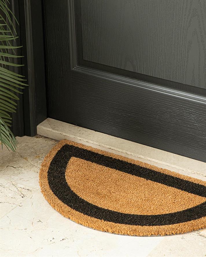 Elisa Cu İmprimeu Ștergător Pentru In 35*60 Cm Natural - Negru