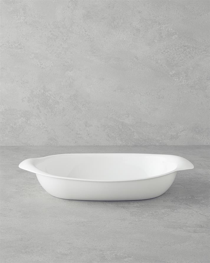 Elisa Porțelan Recipient Pentru Cuptor 36 cm Alb