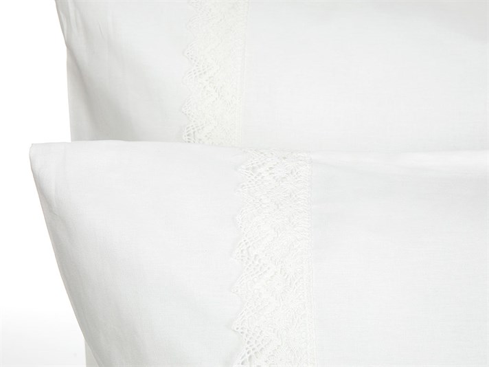Elishia  În fagure Set 2  FAȚĂ DE PERNĂ 50x70 cm White