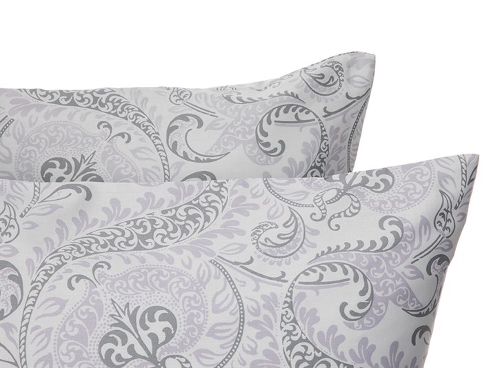 elită Bumbac Satinat Double Set Lenjerie De Pat 200x220 cm Lila