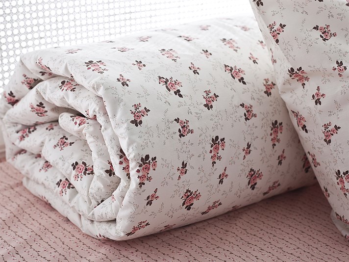Elmina Cu Bumbac Single Lenjerie De Pat 160x220 cm Crem.