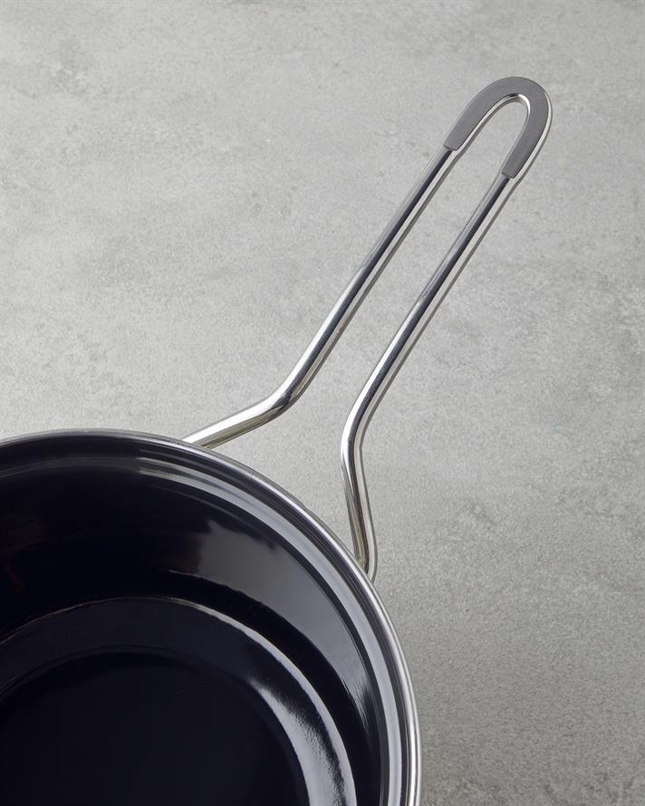 Cremy Email 5 Piese Set Vase De Bucătărie 16 cm Crem.