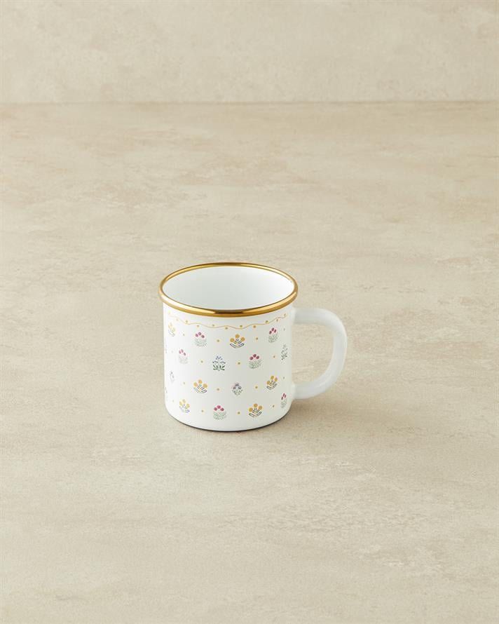 Retro Petite Email Cană 350 ml Alb