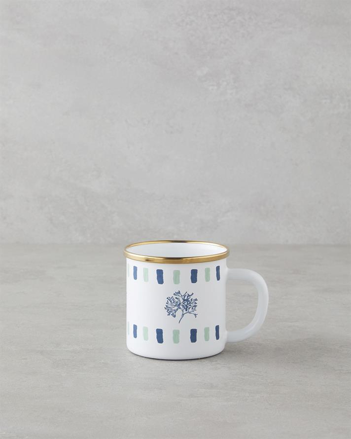 Mariscopia Email Cană 350 ml Albastru - Verde.