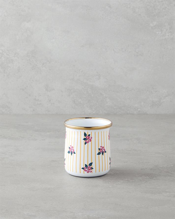 Vermilion Email Pahar 350 ml Galben-Roşu