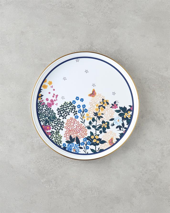 Artistic Flower Email Tavă 31 cm Colorat