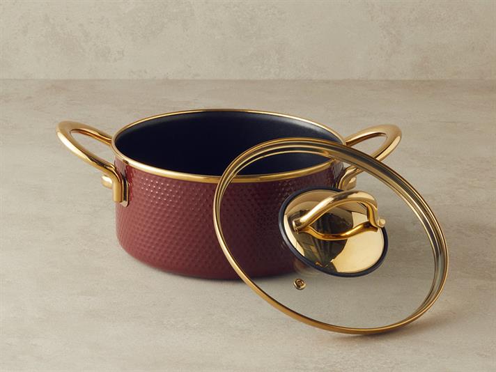 Email Tigaie 20 cm Bordo