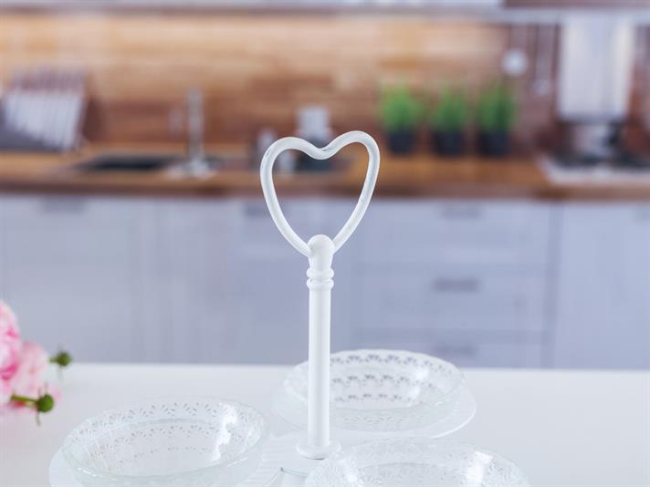 Emma Wrought Iron 3 Set Sauce Bowl White