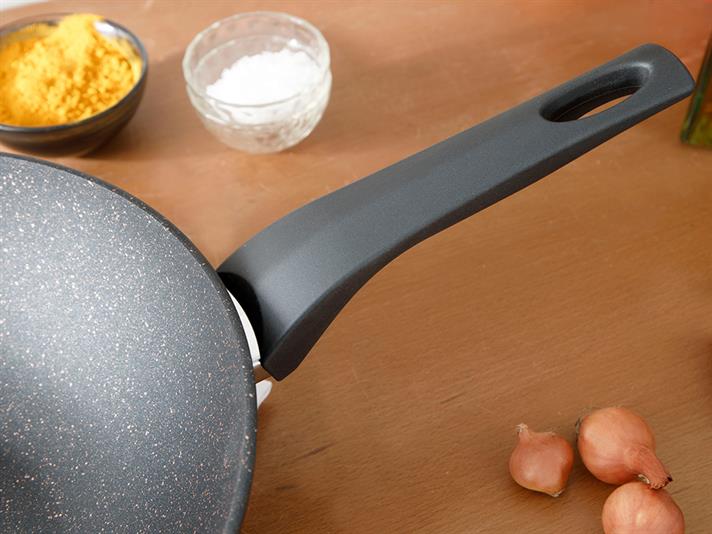 Emma Granite Wok Pan 28 cm Black