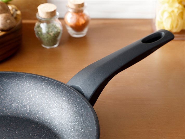 Emma Granite Single Fry Pan 26 cm Black