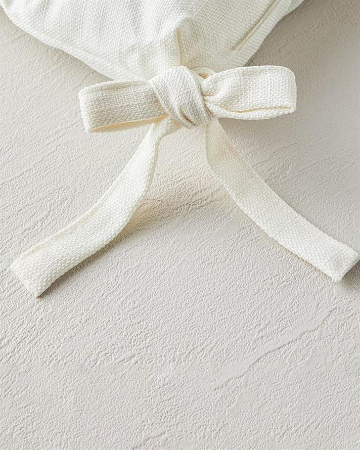 Enric Poliester Pernă Scaun 40x40 cm Ecru