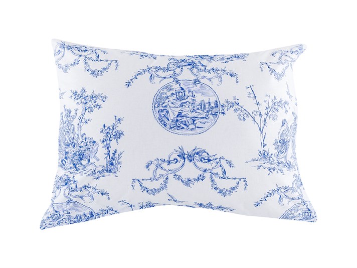 Epoca antică Cu Bumbac Din Bumbac 2 Piese Față De Pernă 50x70 cm Bleumarin