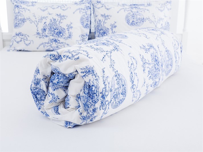 Epoca antică Cu Bumbac Double Lenjerie De Pat 200x220 cm Bleumarin