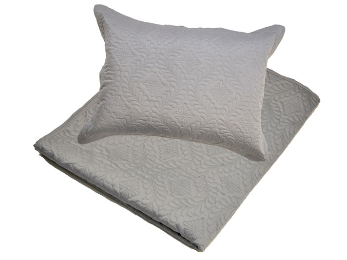 Eston  Satin Pentru o persoana  SET CUVERTURĂ DE PAT 160x240 cm Сиво