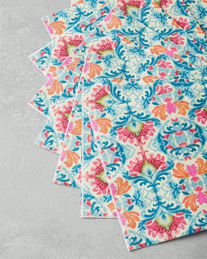 etnic Hârtie Cu 20 Piese Șervețele De Hârtie 33x33 cm Colorat