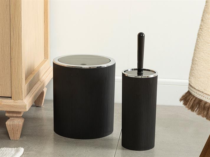 Evelyn Set De Baie Set 2, 19*21,5 Cm+10*10*37 Cm, Natural