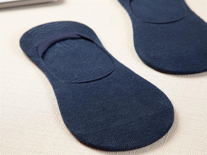 Șosete tălpici, pentru bărbați, 2 perechi, Everyday, bumbac-poliamidă-elastan, mărimea, Standart, bleumarin