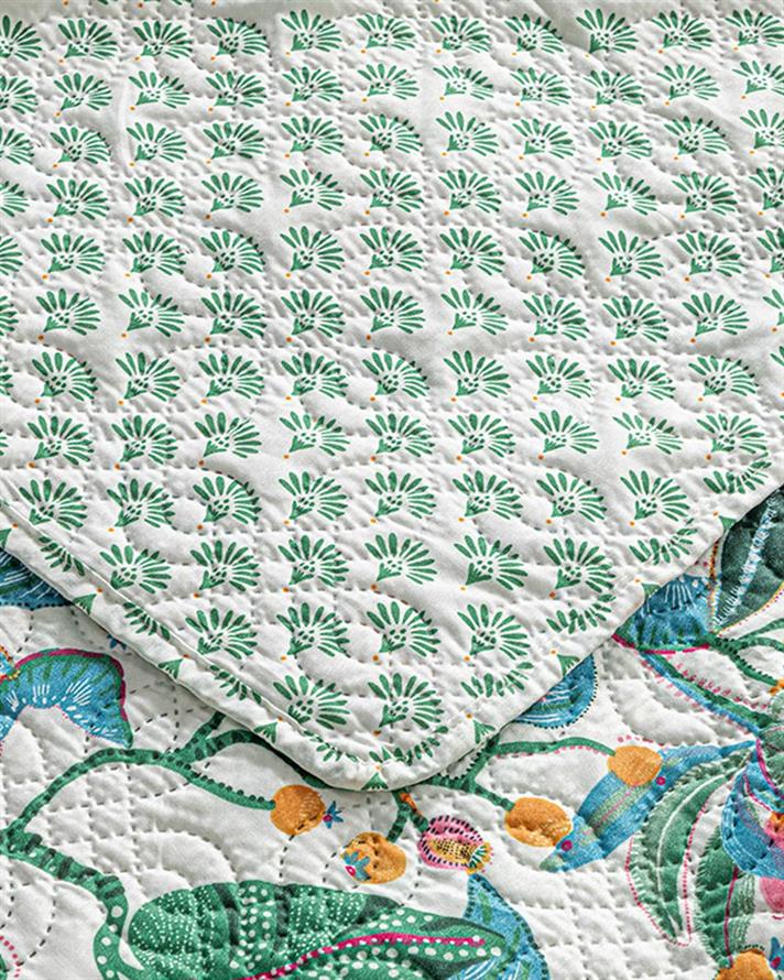 Exotic Garden King Size Cuvertură Multifuncțională 240x220 cm Verde