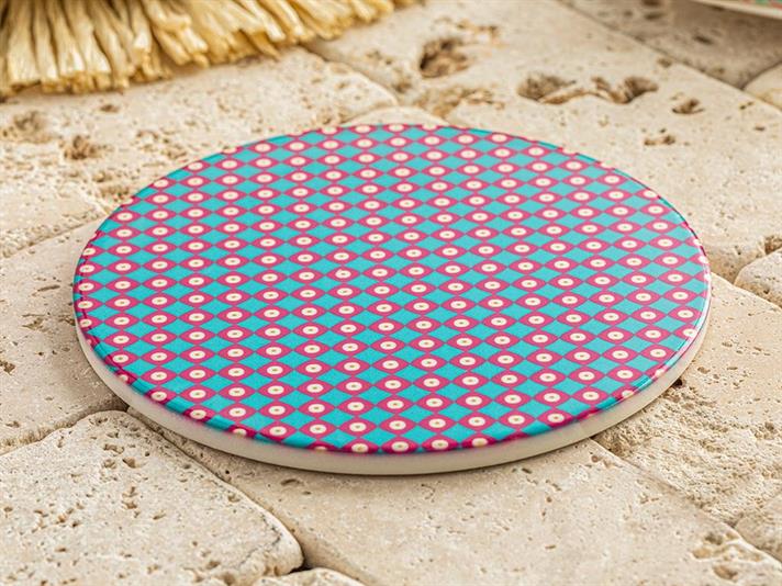 Exotic Lines Silicone Hot Mat 16 cm Purple