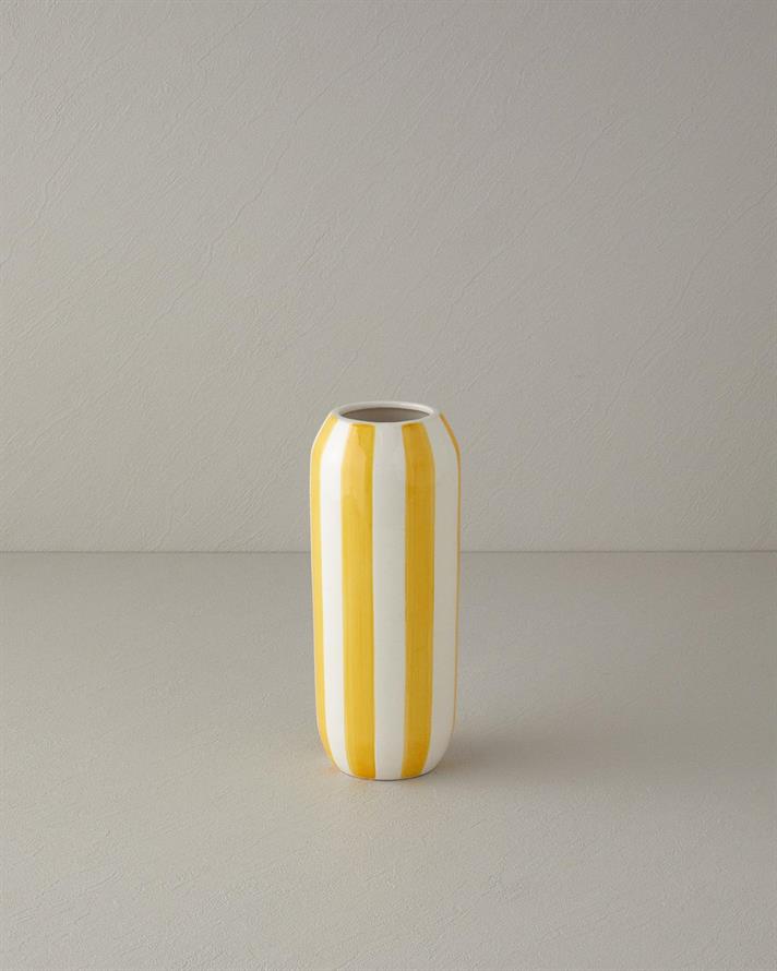 Exotic Strip Ceramică Vază 12x12x18 cm Bordo