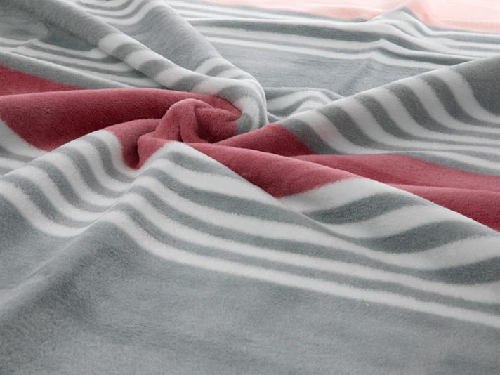 Fâșie moale Cottony Double Person  PĂTURĂ 200x220 cm Pink