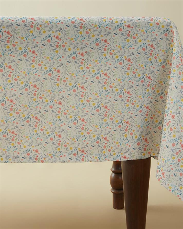 Florescense Polyestere Table Cloth 150x200 cm White