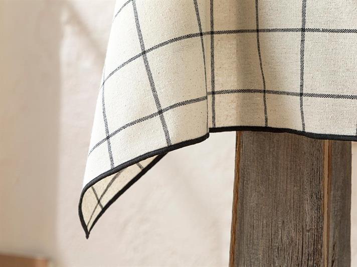 Maro Cotton Table Cloth 150x200 cm Black