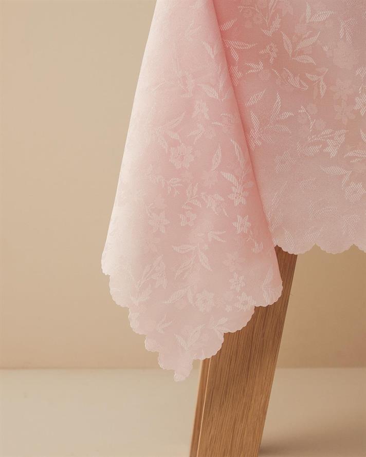 Față de masă, Pillow, poliester, 150x220 cm, roz pudră