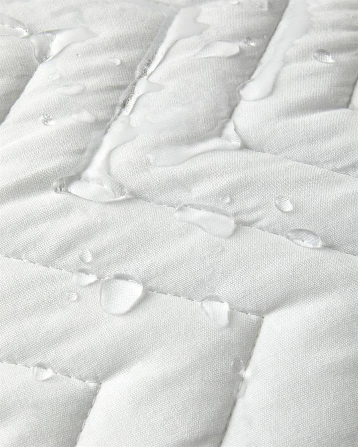 Față de pernă antibacteriană, material impermeabil, Handy, bumbac, 50x70 cm, alb