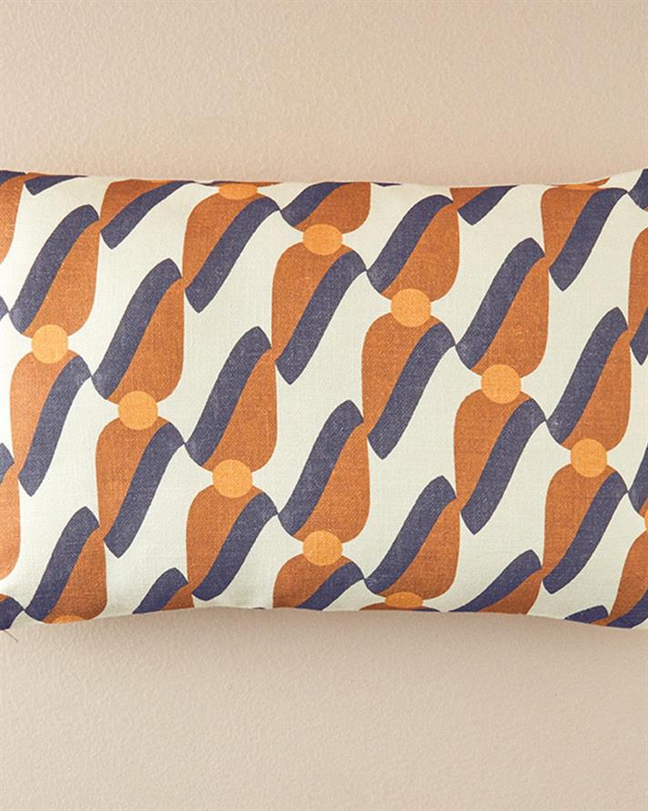 Față de pernă decorativă, Alina, 35x55 cm, arămiu