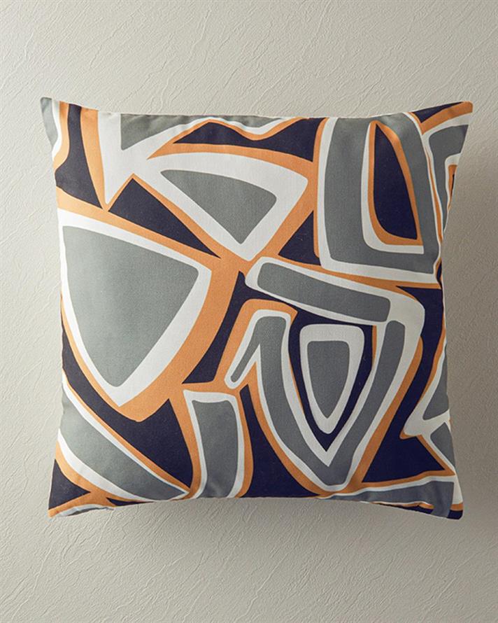 Față de pernă decorativă, Alofi, poliester, 45x45 cm, galben muștar