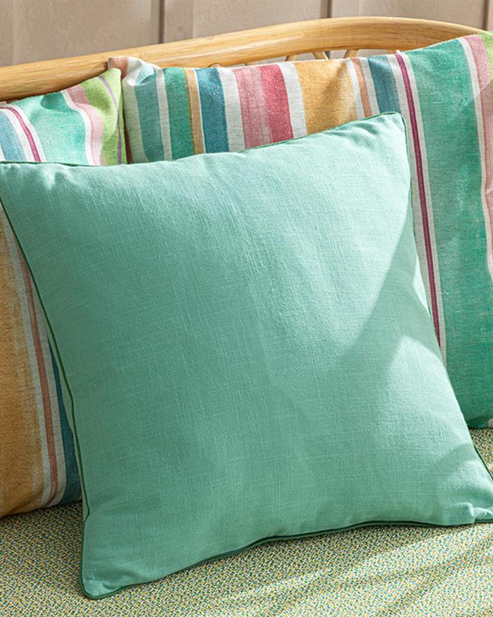 Față de pernă decorativă, Corb, bumbac, 45x45 cm, verde