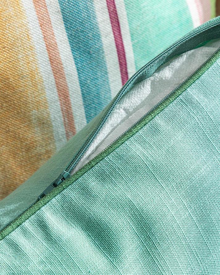 Față de pernă decorativă, Corb, bumbac, 45x45 cm, verde